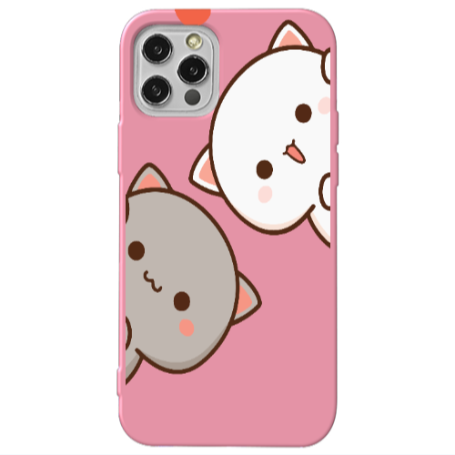 Apple iPhone 13 Pro We are here Pink Colored Silicone TPU Θήκη