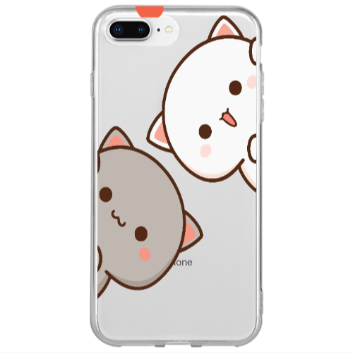 Apple iPhone 7 Plus We are here Transparent Silicone TPU Θήκη