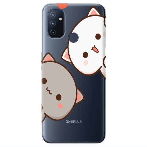 Oneplus Nord 100 We are here Transparent Silicone TPU Θήκη