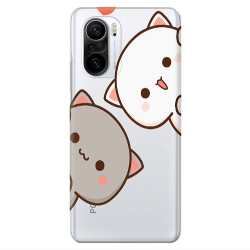 Xiaomi Poco F3 We are here Transparent Silicone TPU Θήκη
