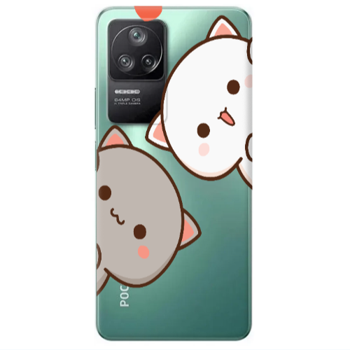Xiaomi Poco F4 We are here Transparent Silicone TPU Θήκη