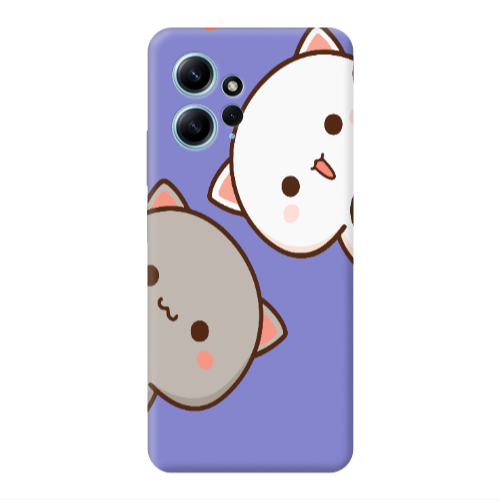 Xiaomi Redmi Note 12 4G We are here Purple Colored Silicone TPU Θήκη