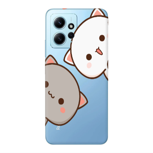 Xiaomi Redmi Note 12 4G We are here Transparent Silicone TPU Θήκη