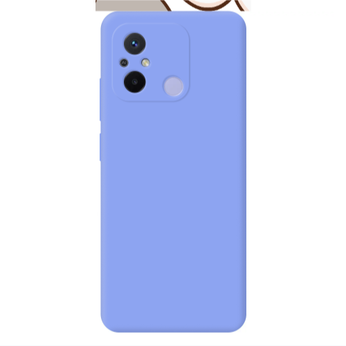 Xiaomi Redmi 12C We are here Light Purple Colored Silicone TPU Θήκη