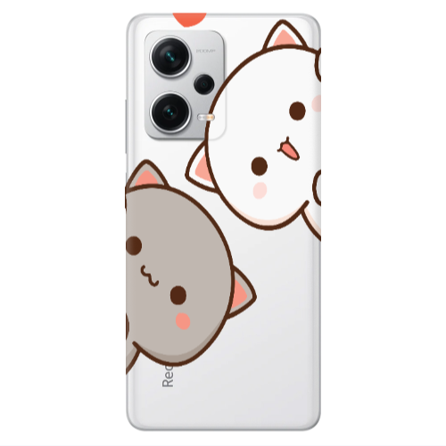 Xiaomi Redmi Note 12 5G We are here Transparent Silicone TPU Θήκη