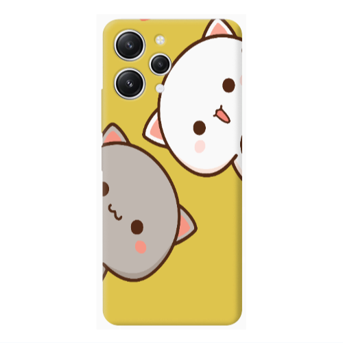 Xiaomi Redmi 12 We are here Yellow Colored Silicone TPU Θήκη