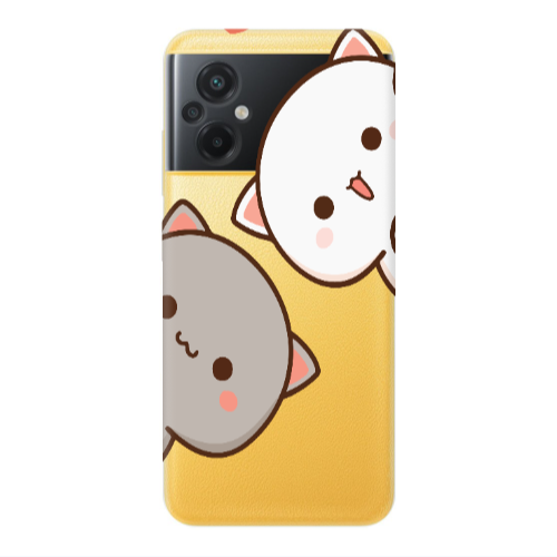 Xiaomi Poco M5 We are here Transparent Silicone TPU Θήκη