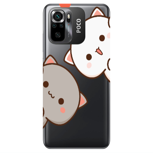 Xiaomi Poco M5 s We are here Transparent Silicone TPU Θήκη
