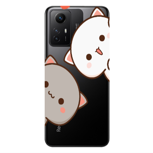 Xiaomi Redmi Note 12s We are here Transparent Silicone TPU Θήκη