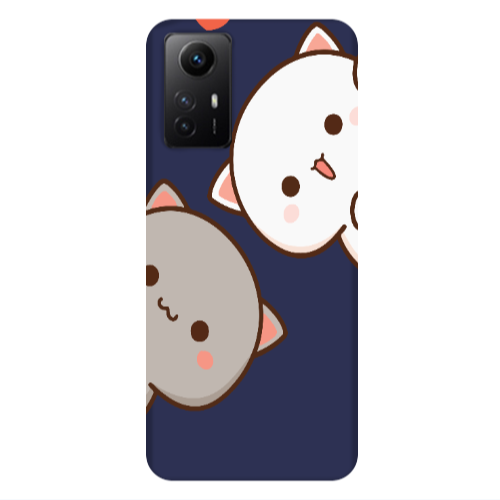 Xiaomi Redmi Note 12s We are here Dark blue Colored Silicone TPU Θήκη