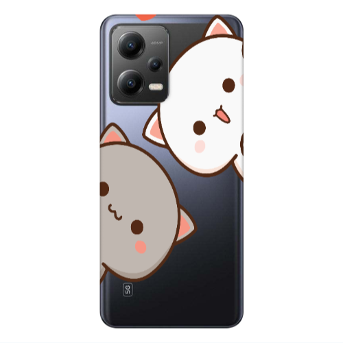 Xiaomi Poco X5 We are here Transparent Silicone TPU Θήκη