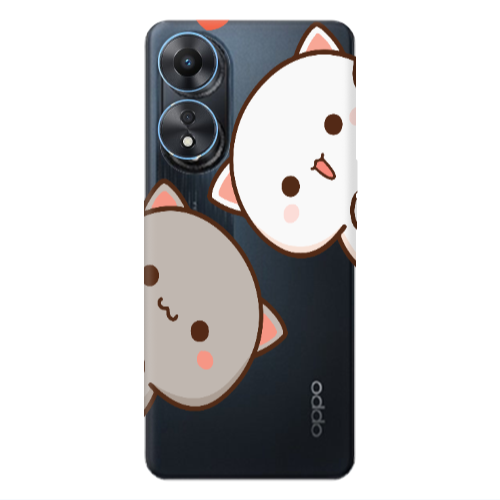 Oppo A 98 We are here Transparent Silicone TPU Θήκη