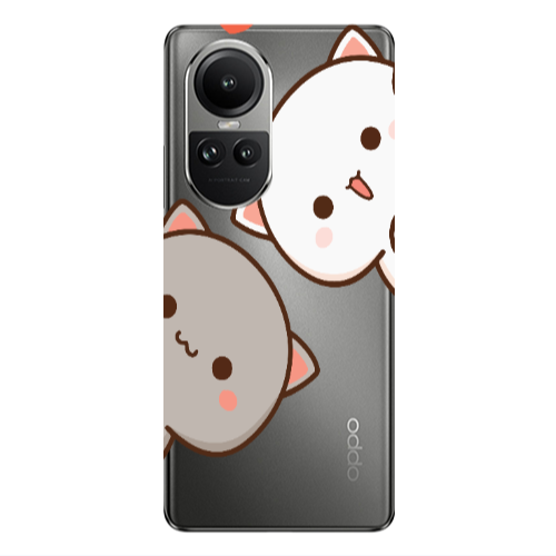Oppo Reno10 5G We are here Transparent Silicone TPU Θήκη