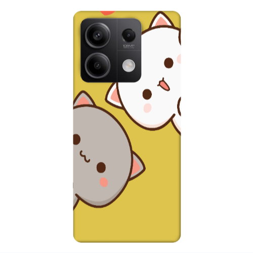 Xiaomi Redmi Note 13 5G We are here Yellow Colored Silicone TPU Θήκη