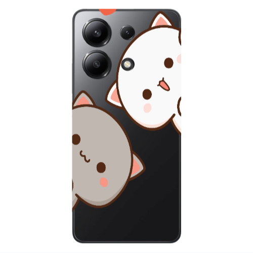 Xiaomi Redmi Note 13 4G We are here Transparent Silicone TPU Θήκη
