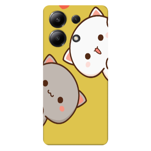 Xiaomi Redmi Note 13 4G We are here Yellow Colored Silicone TPU Θήκη