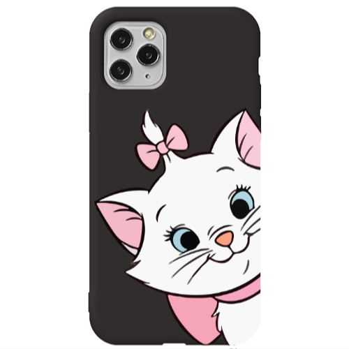 Apple iPhone 11 Pro I am here Black Colored Silicone TPU Θήκη