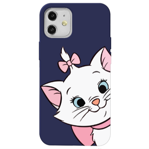 Apple iPhone 12 I am here Dark blue Colored Silicone TPU Θήκη