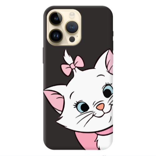 Apple iPhone 13 Pro Max I am here Black Colored Silicone TPU Θήκη
