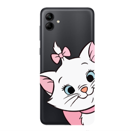 Samsung A04 I am here Transparent Silicone TPU Θήκη