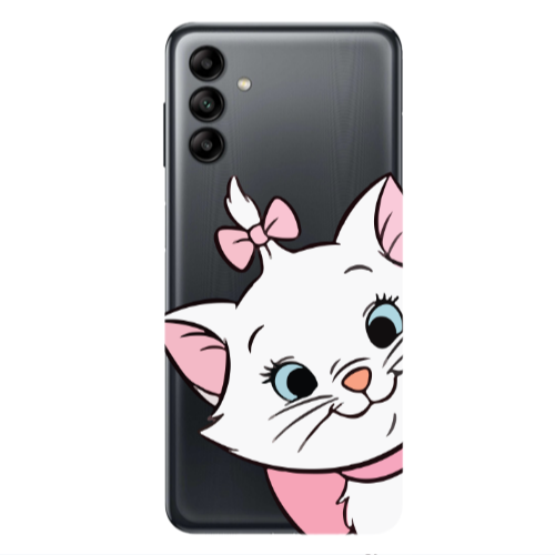 Samsung A04S I am here Transparent Silicone TPU Θήκη