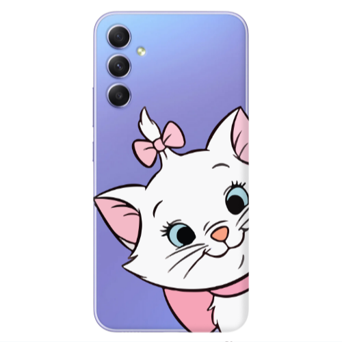 Samsung A34 I am here Transparent Silicone TPU Θήκη