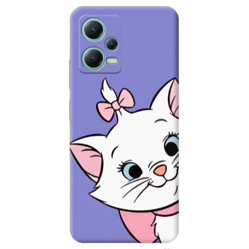 Xiaomi Redmi Note 12 Pro 5G I am here Purple Colored Silicone TPU Θήκη