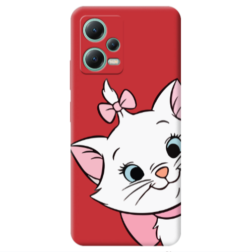 Xiaomi Redmi Note 12 Pro 5G I am here Red Colored Silicone TPU Θήκη