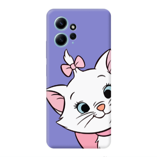 Xiaomi Redmi Note 12 4G I am here Purple Colored Silicone TPU Θήκη
