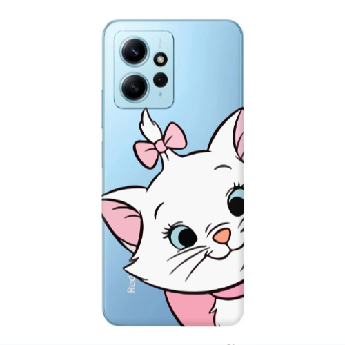 Xiaomi Redmi Note 12 4G I am here Transparent Silicone TPU Θήκη