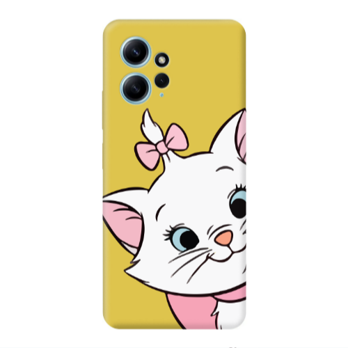 Xiaomi Redmi Note 12 4G I am here Yellow Colored Silicone TPU Θήκη