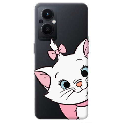 Oppo Reno 7 Lite I am here Transparent Silicone TPU Θήκη