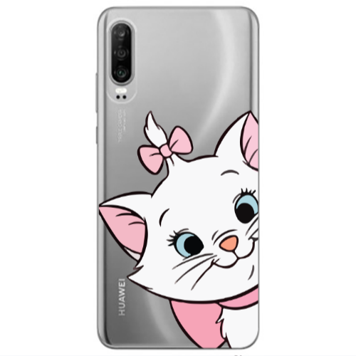 Huawei P30 I am here Transparent Silicone TPU Θήκη