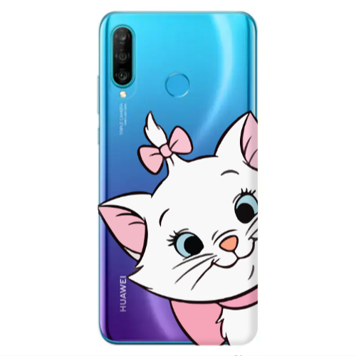 Huawei P30 Lite I am here Transparent Silicone TPU Θήκη