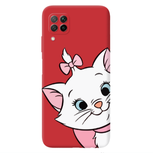 Huawei P40 Lite I am here Red Colored Silicone TPU Θήκη