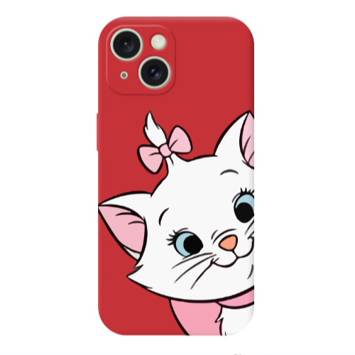 Apple iPhone 15 I am here Red Colored Silicone TPU Θήκη