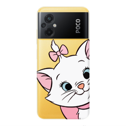 Xiaomi Poco M5 I am here Transparent Silicone TPU Θήκη