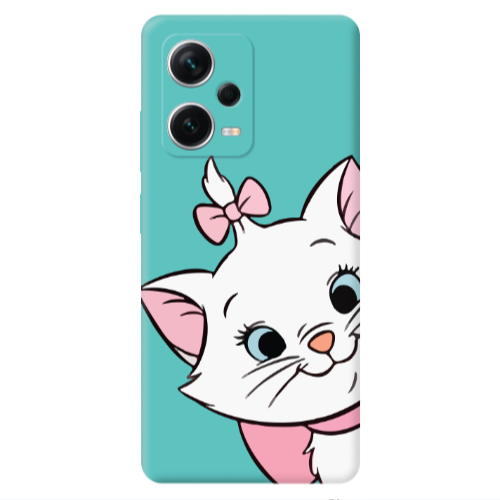 Xiaomi Poco X5 I am here Turquoise Colored Silicone TPU Θήκη