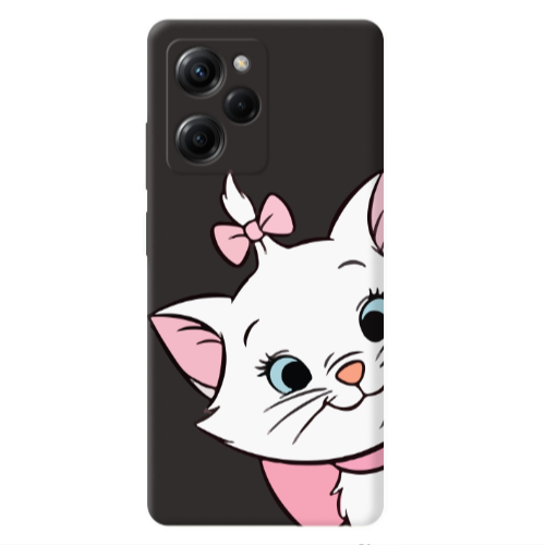 Xiaomi Poco X5 Pro I am here Black Colored Silicone TPU Θήκη