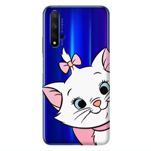 Huawei Nova 5 T I am here Transparent Silicone TPU Θήκη