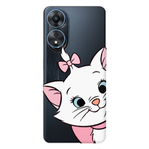 Oppo A 98 I am here Transparent Silicone TPU Θήκη