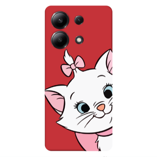 Xiaomi Redmi Note 13 4G I am here Red Colored Silicone TPU Θήκη