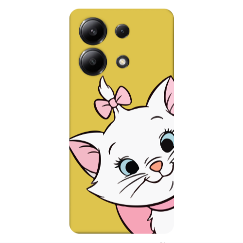 Xiaomi Redmi Note 13 4G I am here Yellow Colored Silicone TPU Θήκη