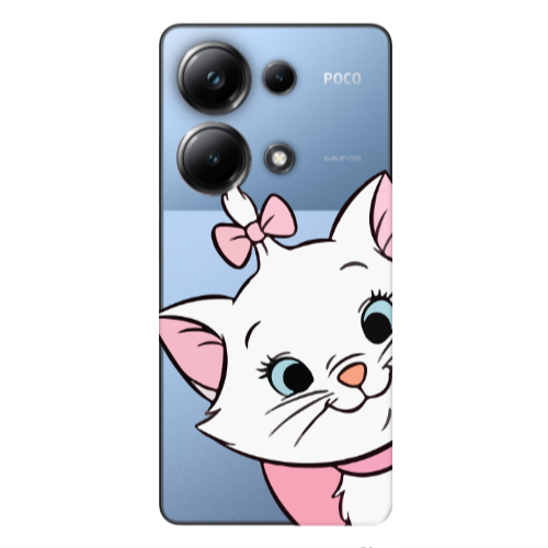 Xiaomi Poco M6 Pro 4G I am here Transparent Silicone TPU Θήκη