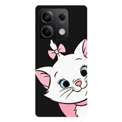 Xiaomi Redmi Note 13Pro 5G I am here Black Colored Silicone TPU Θήκη