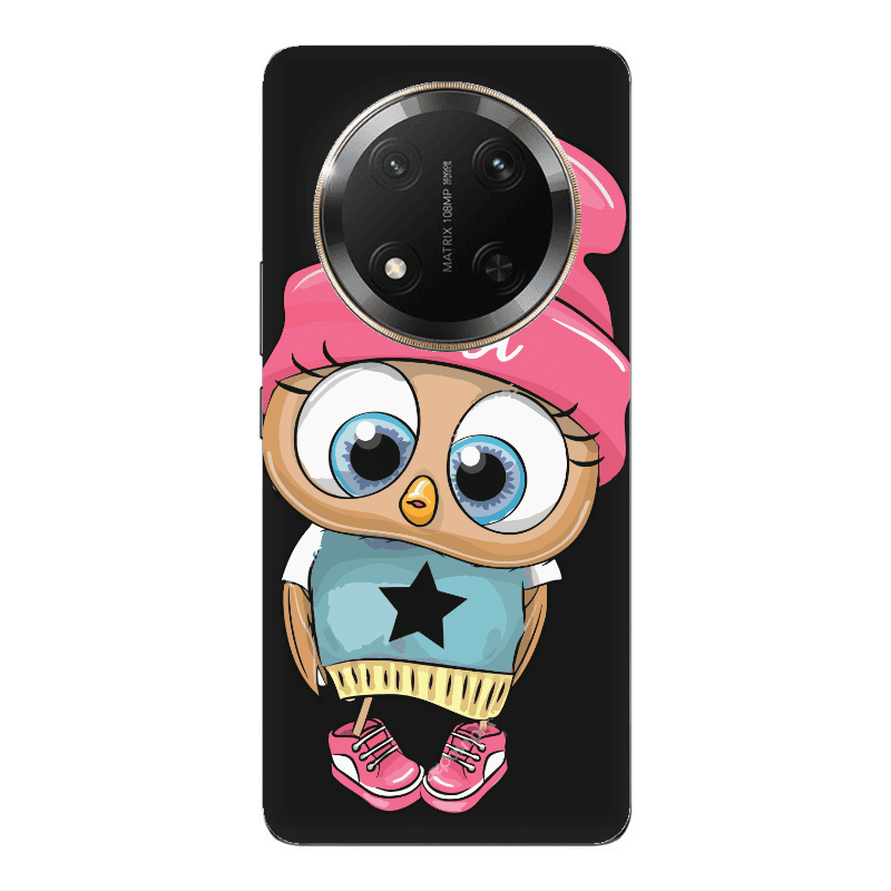 Honor Magic 7 Lite Cool Star Black Colored Silicone TPU Θήκη