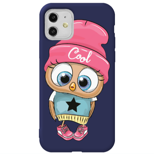 Apple iPhone 11  Cool Star Dark blue Colored Silicone TPU Θήκη