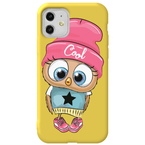 Apple iPhone 11  Cool Star Yellow Colored Silicone TPU Θήκη