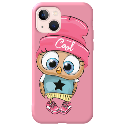 Apple iPhone 13 Cool Star Pink Colored Silicone TPU Θήκη