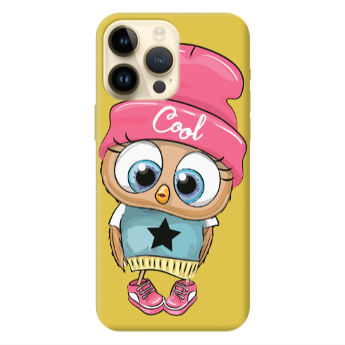 Apple iPhone 13 Pro Max Cool Star Yellow Colored Silicone TPU Θήκη